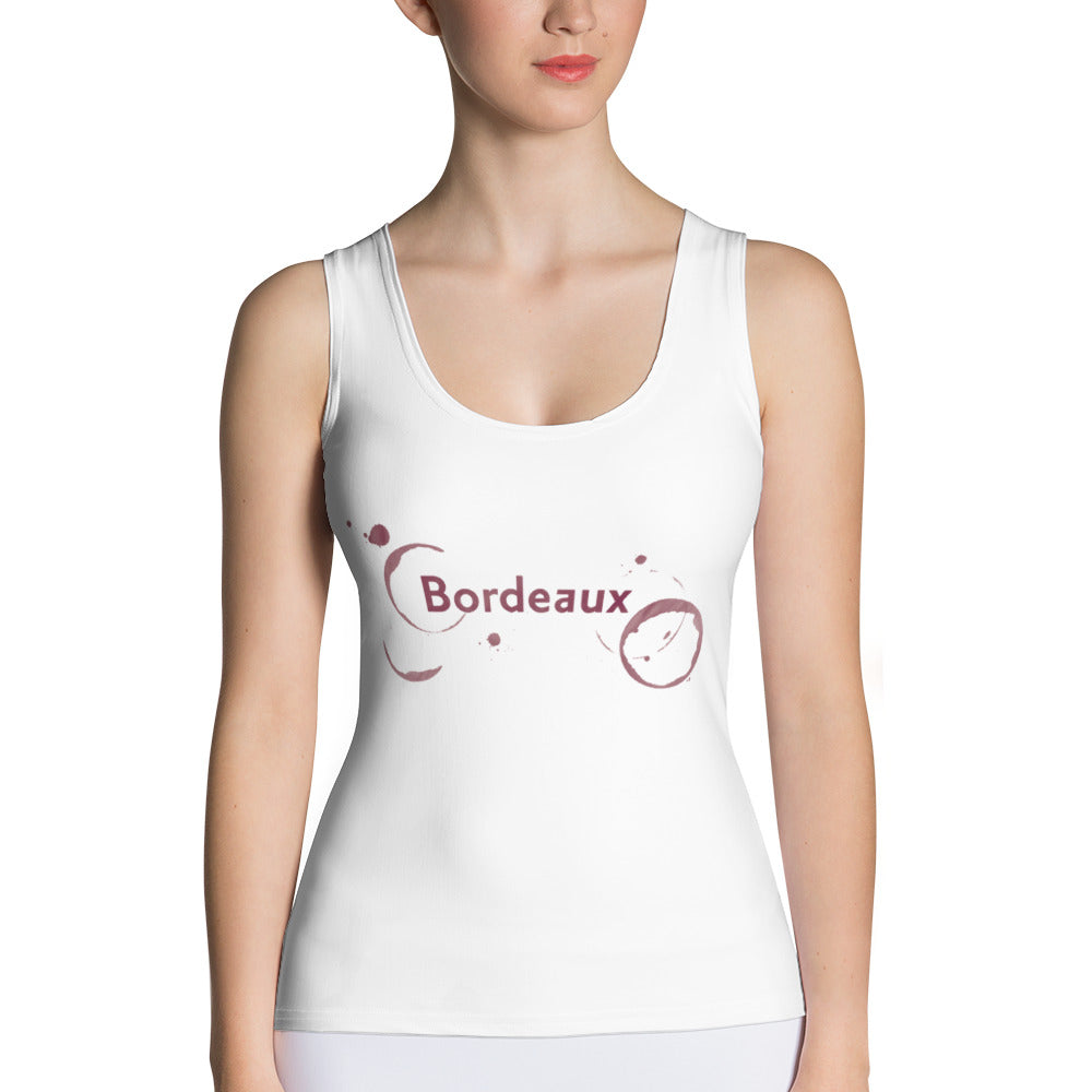 Bordeaux Sublimation Cut & Sew Tank Top