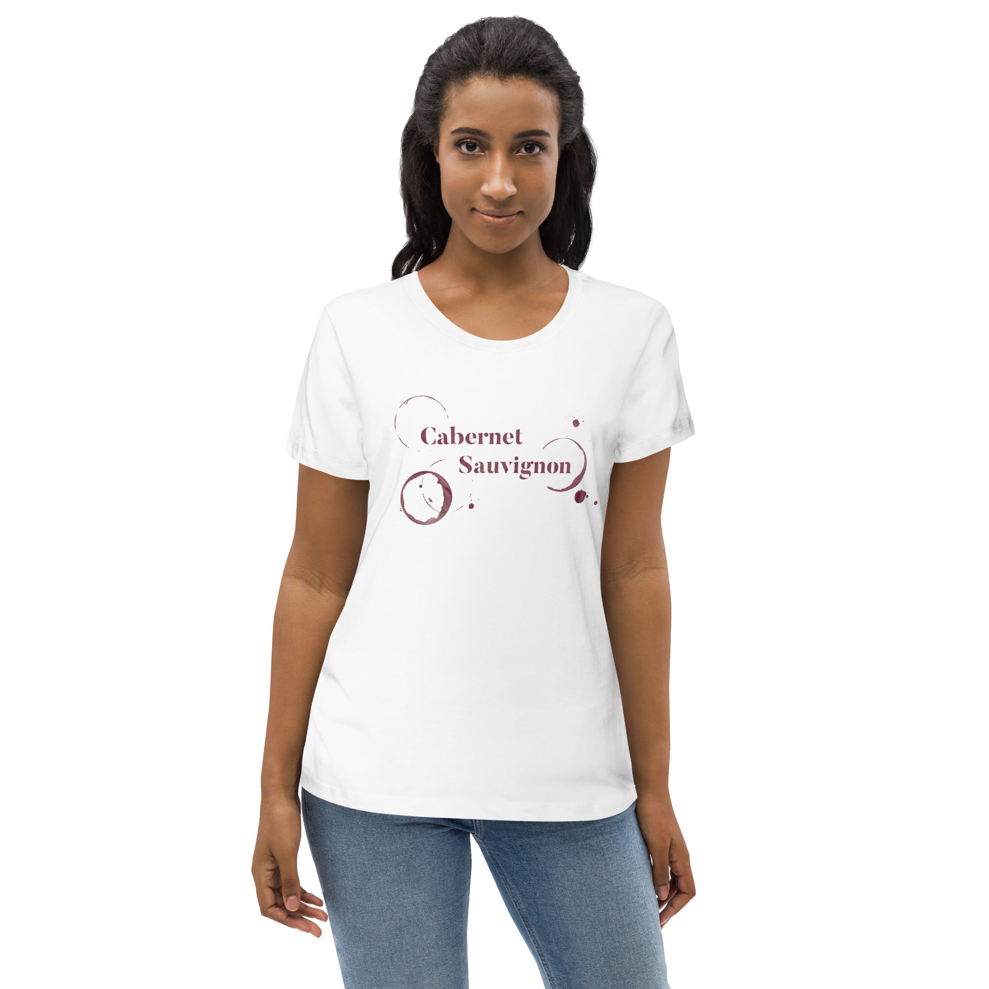 Cabernet Sauvignon Women's Fitted Eco Tee