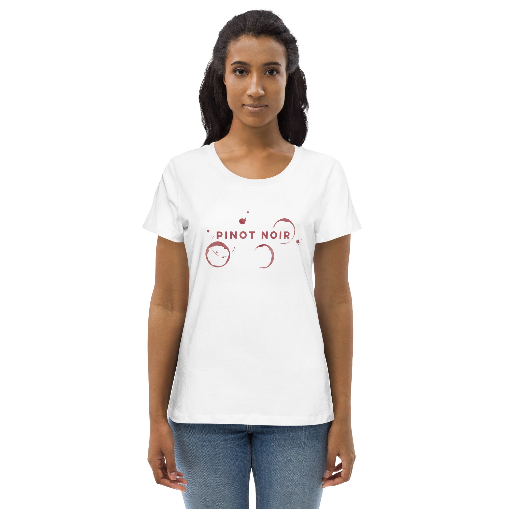 Pinot Noir Women's Fitted Eco Tee